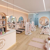Solution tout-en-un pour équipements de gym féminins de la boutique esthétique : machines de musculation et cardio adaptées aux femmes, ensemble de fitness couleur personnalisée