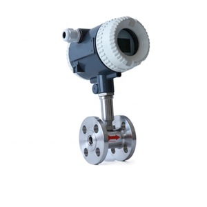 OEM <span class=keywords><strong>Vortex</strong></span> flowmeter untuk Gas 5-65m/s EX tipe IP65 aliran Meter SS304 300 derajat Celcius 24V - Product Image 1