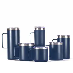 24oz Wholesale Vacuum Insulated Stainless Steel Coffee Mug With Handle