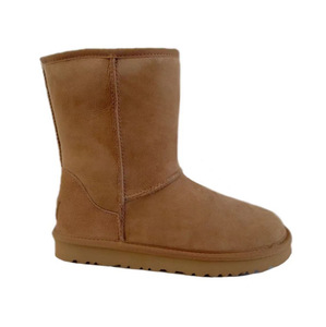 Botas de Nieve Integradas de Piel de Oveja y Lana para Mujer, Cálidas, con Suela Gruesa y Aumento de Altura Interior, Zapatos Cálidos de Algodón con Forro de Lana - Product Image 6