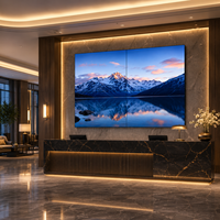 Solución de Pantalla de Video Wall LCD IPS de Pantalla Grande, 500 cd/m de Brillo, para Sala de Control, Centro de Seguridad, Monitoreo