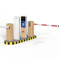 Barrière Automatique à Bras Articulé à Télécommande, Moteur Robuste, Étanche, en Acier Inoxydable, Or et Argent, pour Parking, Vente Directe Usine