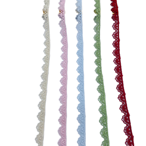 Dentelle en polyester soluble dans l'eau à code-barres couleur, broderie double face, accessoire pour vêtements, chaussures, sacs et cadeaux à usage domestique - Product Image 1