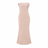 Vente directe usine - Robe moulante unie sans dos pour femme, simple, décontractée et confortable, tailles S à 5XL