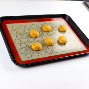 60*40cm tùy chỉnh không dính Silicone Macaron Baking Mat tấm không dính Silicone nướng lót fondant Baking Mat - Product Image 4