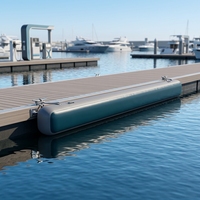 Pare-battage gonflable rectangulaire pour bateau, yacht, voilier, fabriqué en matériau Dropstitch