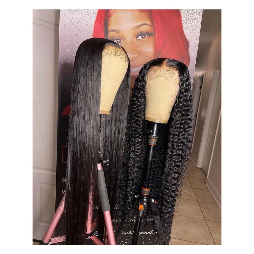 Glueless Wigs Human Hair Pre Pluck 13x4 virgin hair curly lace front wigs 13x6 natural perruque hd lace frontal human hair wigs