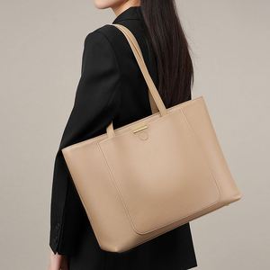 <span class=keywords><strong>Sac</strong></span> à main Smartjoy en cuir pleine fleur, design carré classique et minimaliste, <span class=keywords><strong>sac</strong></span> fourre-tout à bandoulière pour femme, sacoche pour ordinateur portable, luxe discret - Product Image 2