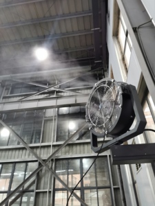 42inch New Style Fan PMSM <b>Spray</b> Cooler Oscillating Wall <b>Mounted</b> Water Mist Fan - Product Image 4