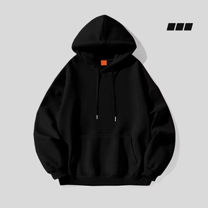 Sudadera con Capucha Personalizada OEM/ODM, Cálida, Casual, para Hombre, Cortavientos, Talla Grande, Cuello en V, Estilo Urbano, Otoñal, Vintage, con Logotipo, Estilo Preppy - Product Image 4