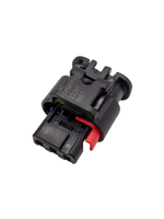 Lanshuo 1488991-1 Prise de sonde radar automobile domestique 3 broches, boîtier gainé PBT GF, IP66, 25A, 12V/24V/48V, câble à sertir femelle