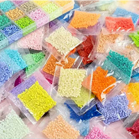 Venta al por Mayor de Cuentas Fusibles Mini de 2.6mm, Kit Educativo de Cuentas Fusibles para Manualidades, Juego de Cuentas Perler