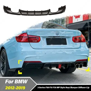 Kit de Decoración de Difusor de Parachoques Trasero para Automóviles Serie 3 F30 320i 335i 2013 2014 2015 2016 2017 2018 2019 - Product Image 1