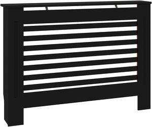 MDF riscaldamento supporto laterale supporto del radiatore coperchio del calore <span class=keywords><strong>mensola</strong></span>, ripiano di stoccaggio dell'armadio per soggiorno domestico-nero - Product Image 4