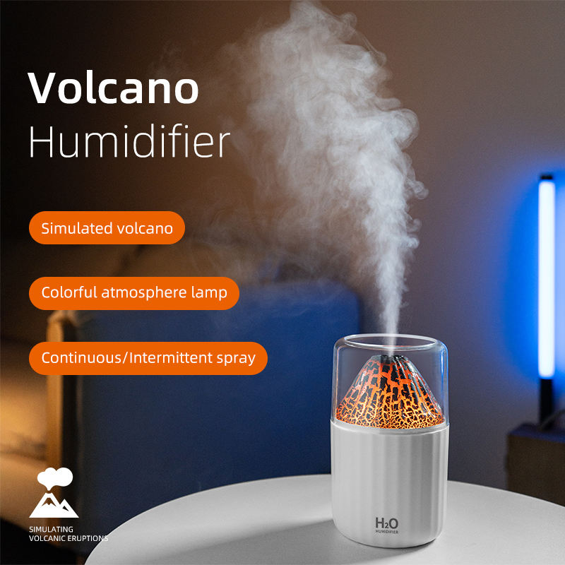 H2o usb colorful humidifier fire flame humidifier diffuser smart ...
