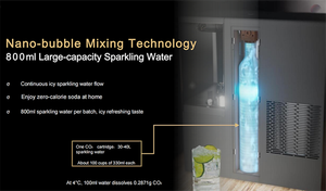 Distributeur d'<span class=keywords><strong>eau</strong></span> <span class=keywords><strong>gazeuse</strong></span> électrique intégré et purificateur RO avec chauffage intelligent en 3 secondes pour usage domestique et commercial - Product Image 5