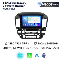 MEKEDE MS Android 8core 8 + 128G 2din stéréo pour Lexus RX300 Toyota Harrier 1997-2003 Car-play RDS GPS autoradio système audio de voiture