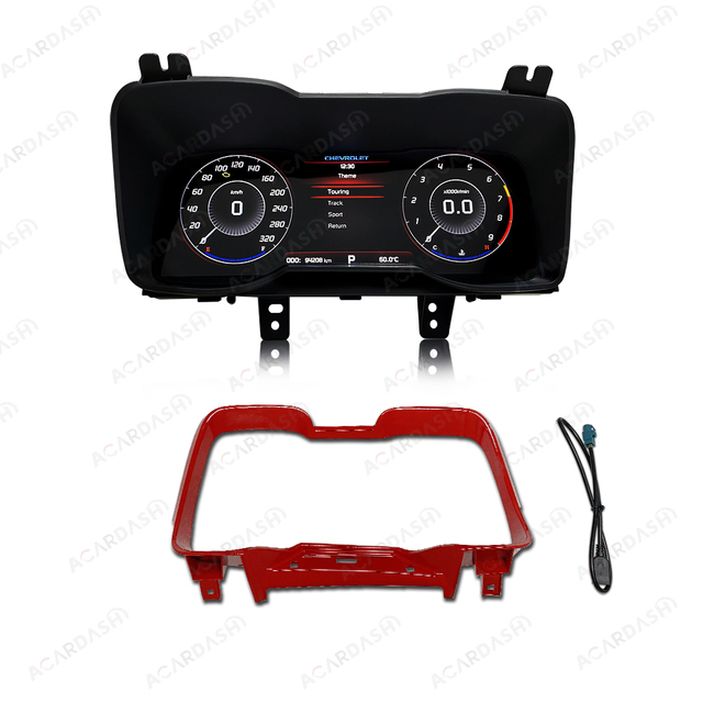 ACARDASH Support HUD Head up LCD Display Smart Speedometer Dashboard 12.3" Digital Cluster for Chevrolet Camaro 10-15