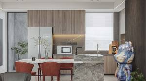 Étagères ouvertes de style moderne haut de gamme en bois massif avec grain de bois, armoires de présentation pour livres dans la salle à manger - Product Image 4