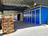 Four de séchage du bois électrique personnalisable en acier inoxydable avec moteur pour les usines de travail du bois
