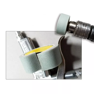 20*160mm 후크 앤 루프 연마 스폰지 습식 및 건식 직사각형 폼 사포 샌딩 스폰지 시트 표면 디테일 연마 용 - Product Image 4