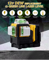 Offre Spéciale : Niveau laser rotatif 360° à 12 lignes auto-nivelant, portable et durable pour la construction