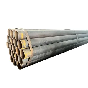 Straight Seam Welded Pipe Tube ERW Carbon Steel Pipes API 5L X42 X60 Custom 200mm 360mm Diameter