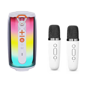   6 en <span class=keywords><strong>1</strong></span> : Enceinte Bluetooth sans fil pour karaoké, idéale pour les soirées à domicile, avec microphone portable et fonction audio. - Product Image 3