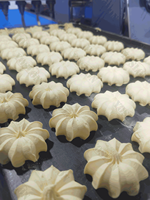 Machine complète de fabrication de biscuits à la confiture d'ananas chinoise avec moule de remplissage et de découpe pour biscuits torsadés aux cacahuètes