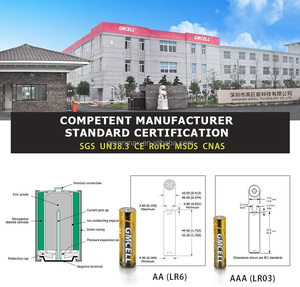 แบตเตอรี่อัลคาไลน์ 1.5V AA รุ่น LR6 ผลิตโดยแบรนด์ 3-Circles ในประเทศจีน - Product Image 4