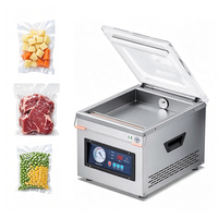 Machine d'emballage sous vide de table à chambre unique pour viande, fruits de mer, grains de café, légumes et fruits (conservation)