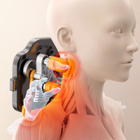 Elektrischer Nacken- und Schultermassagegerät mit Wärmefunktion, 3D-Tiefenmassage für Muskelentlastung und Schmerzlinderung