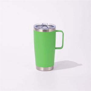 Tasse à café en métal avec couvercle coulissant, compatible lave-vaisselle, 20 oz, en acier inoxydable, cadeau pour les garçons d'honneur, gobelet ASM26 - Product Image 1
