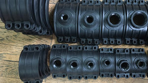 Abrazadera hembra HDPE PP, accesorios de compresión de tuberías de <span class=keywords><strong>PVC</strong></span> PP, rosca BSP con o sin anillo de refuerzo ISO17885 - Product Image 3