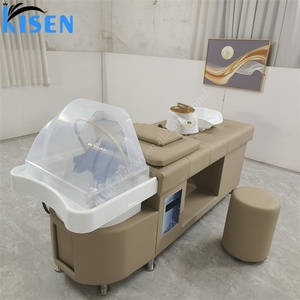 เตียงสระผมแบบนอน ยี่ห้อ Kisen รุ่นยอดนิยม พร้อมอ่างน้ำสำหรับทำสปาและบำบัดด้วยน้ำ - Product Image 5