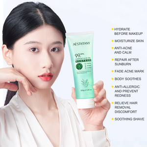 Gel de <span class=keywords><strong>Aloe</strong></span> Vera puro, crema facial hidratante, elimina las <span class=keywords><strong>cicatrices</strong></span> del acné, Gel calmante orgánico de <span class=keywords><strong>Aloe</strong></span> Vera <span class=keywords><strong>para</strong></span> el cuidado de la piel - Product Image 5