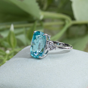 Messi Jewelry MSR-2149 10k Radiant Cut colours Lab Grown <b>Diamond</b> <b>Ring</b> Engagement <b>Ring</b> - Product Image 4