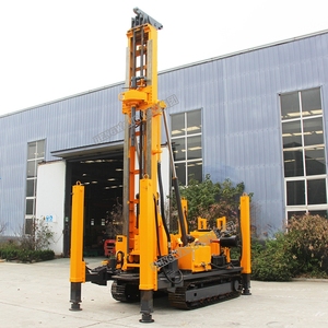 Portable Diesel Engine Rotary Drill Rig Crawler Tractor-Mounted with Gearbox Pump for Water Well <b>Mining</b> Drilling Applications - Product Image 2