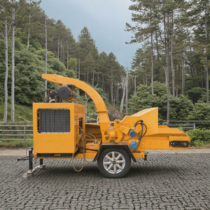 Trituradora de Madera de Alta Calidad con Certificado CE, Transportador de Cadena de Placas, Trituradora de Ramas Portátil en Venta, Alta Eficiencia - Product Image 2