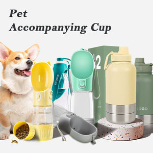 BOBO&<span class=keywords><strong>YOYO</strong></span> Nouvelle Bouteille Distributrice d'Eau et de Nourriture Portable 2-en-1 Grande Capacité pour Chiens, Personnalisable avec Logo, Idéale pour les Voyages et l'Extérieur - Product Image 5