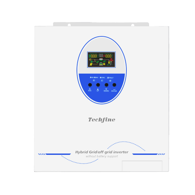 6.2KW High Frequency Hybrid Solar Batteryless Inverter Pure Sine Wave Single Phase Output Hybrid Solar PV Inverter Built-in MPPT