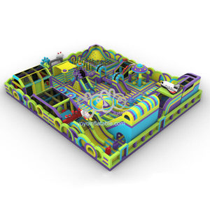 Monster Planet Parque inflable Pantano cósmico Aventuras Alien Desierto Toboganes Espacio Escalada Criatura Cueva Exploraciones - Product Image 2