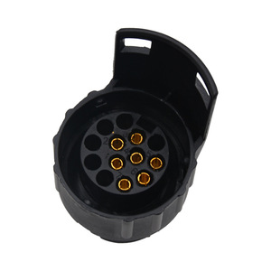 7 Pin To 13 Pin <b>Plug</b> <b>Adapter</b> Waterproof Round For Rv And Trailer - Product Image 2