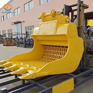 Équipement/accessoire personnalisable de différentes tailles, seau de tamis/seau de criblage de seau de <span class=keywords><strong>squelette</strong></span> pour le bulldozer d'excavatrice - Product Image 6