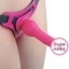 Dildo réaliste en silicone rose avec harnais réglable pour femmes, jouet sexuel pour adultes, matériau souple, pour le flirt - Product Image 5