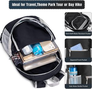 Mochila Plegable Personal de Muestra Gratuita, Bolsa Impermeable y Compacta, Mochila Portátil para Senderismo, Campamento y Vacaciones - Product Image 3