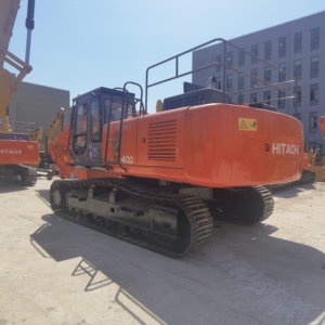 Excavadora de cadenas Hitachi EX400 de gran tamaño, serie EX400, máquina excavadora estándar con cucharón pesado y potente torque. - Product Image 5