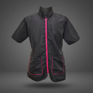 Chaqueta de Salón de Belleza Formal de Nuevo Diseño con Logotipo Personalizado, Material de Poliéster/Algodón, Diseño Impreso - Product Image 3