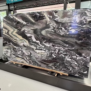 Losas de mármol natural Tramonto Verde Italia para tapas de mesa de comedor de Villa con mármol violeta <span class=keywords><strong>Cipollino</strong></span> Ondulato Rosso Kinawa - Product Image 2