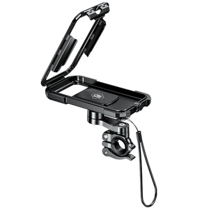 Support de guidon de vélo universel 360 Rotation étanche à dégagement rapide support de boîtier de téléphone portable accessoires de moto - Product Image 3